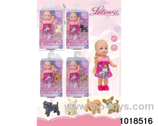 4.5 inch doll in blister