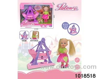 4.5 inch doll in display box