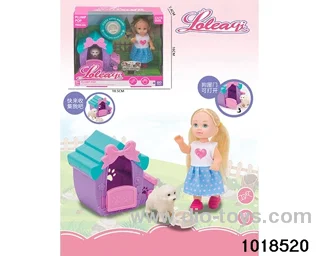 4.5 inch doll in display box