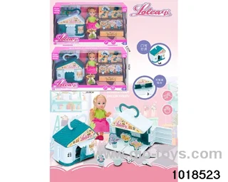 4.5 inch doll in display box