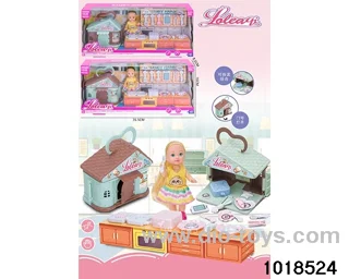 4.5 inch doll in display box