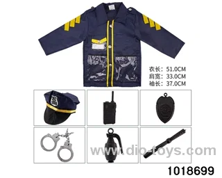 Police Suit in PP bag with header