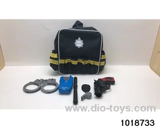 Police backpack set in opp bag