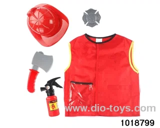 Fire protection suit in PP bag with header