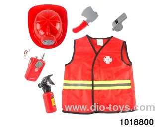 Fire protection suit in PP bag with header