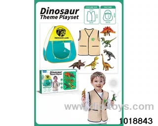 Dinosaur Tent Set in window box