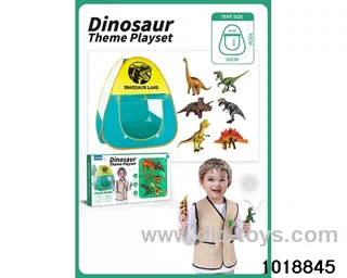Dinosaur Tent Set in window box