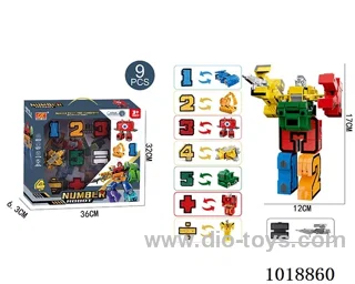 9pcs Digital Transfiguration Warrior Series in window box