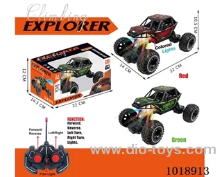 4ch RC car with light not include battery 2color mixed loading in window box