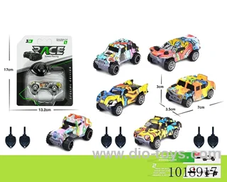 Ejection  car 6color mixed loading in Blister card