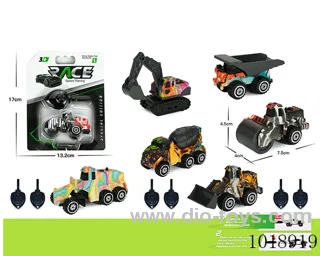 Ejection  car 6color mixed loading in Blister card