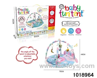 Foot piano crawling blanket W L/M in color box