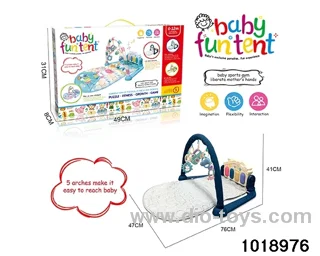 Foot piano crawling blanket W L/M in color box