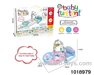 Foot piano crawling blanket W L/M in color box