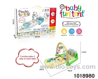 Foot piano crawling blanket W L/M in color box