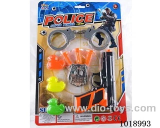 police gun set in blister card