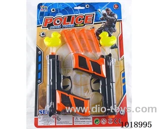police gun set in blister card