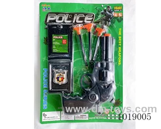 police gun set in blister card