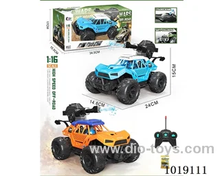 1:16  5ch water bomb RC car with light not include 2color mixed loading in window box