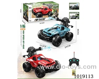 1:16  5ch water bomb RC car with light not include 2color mixed loading in window box