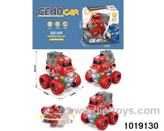 Inertia car in display box