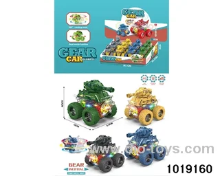 Inertia car in display box