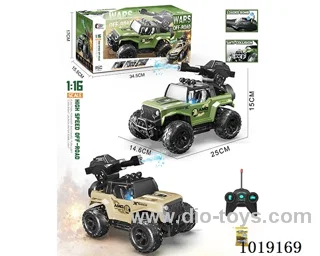 1:16  5ch water bomb RC car with light not include 2color miXed loading in window box
