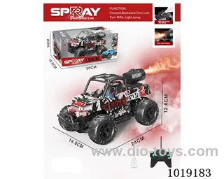 1:16  5ch water bomb RC car with light not include  in window box