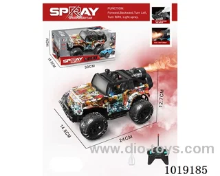1:16  5ch water bomb RC car with light not include  in window box