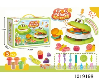 frog prince color dough in hand box
