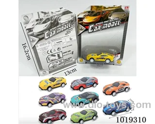 pull back car 8sets mixed loading in Blister card