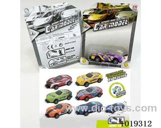 pull back car 8sets mixed loading in Blister card