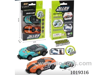 2pcs pull back car 8sets mixed loading in window box
