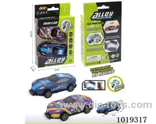 2pcs pull back car 8sets mixed loading in window box