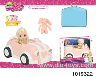 5 inch doll set in window box