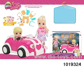 5 inch doll set in window box