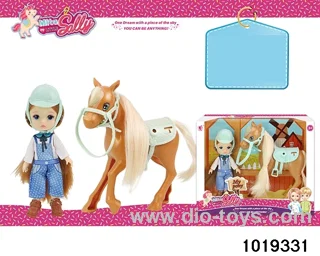 5 inch doll set in window box