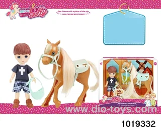 5 inch doll set in window box