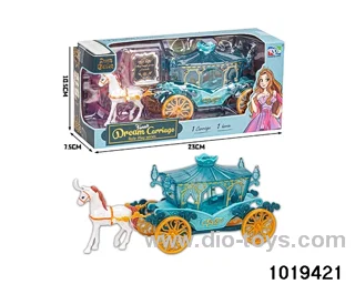 Horse-drawn carriage in window box