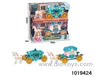 Horse-drawn carriage in window box