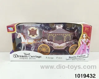 Horse-drawn carriage in window box