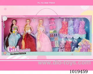 11.5inch barbie sets  in window box
