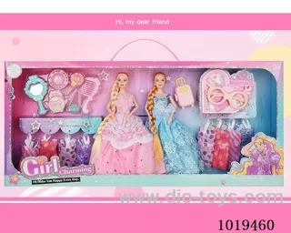 11.5inch barbie sets  in window box