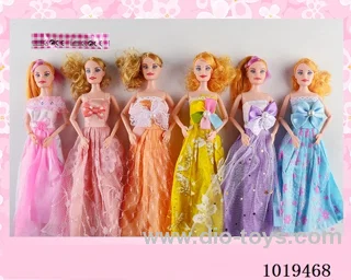 11.5inch barbie sets 6sets mixed loading in opp bag