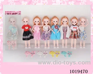 12 inch doll 8sets mixed loading in opp bag