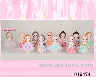 6inch doll many sets mixed loading in opp bag