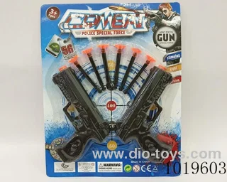 gun toys in blister card
