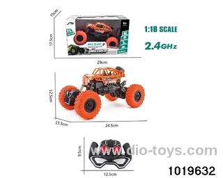 2.4CHz 1:18 4ch RC car with light in window box