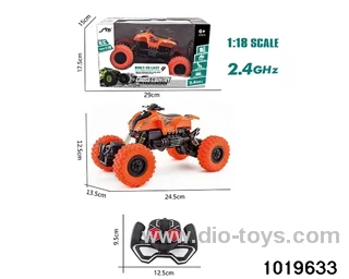 2.4CHz 1:18 4ch RC car with light in window box