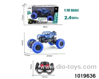2.4CHz 1:18 4ch RC car with light in window box
